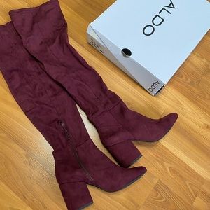 Aldo thigh high boots size 8.5